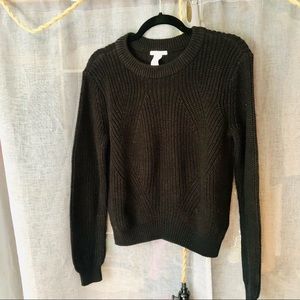 OPEN TO OFFERS H&M Black Cropped Sweater